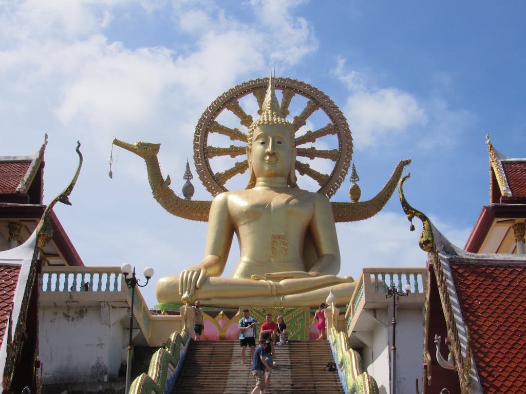 The serene Buddha of Wat Phra That Hariphunchai, master of zen and tranquility!