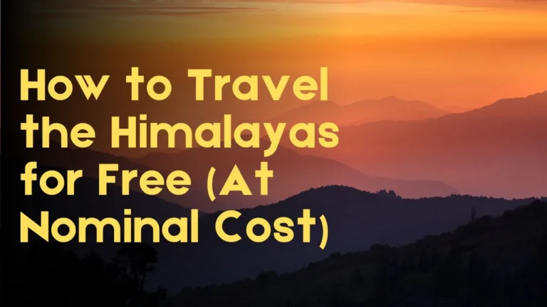 travel himalayas free